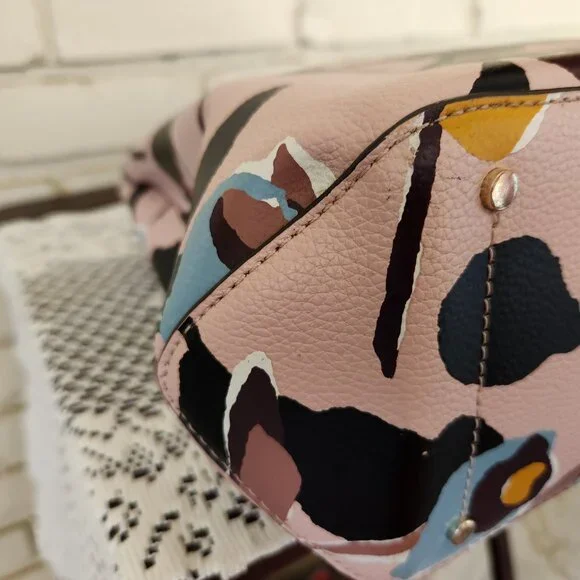 Kate Spade NY Eva Paper Rose Large Shoulder Bag Purse - Picture 11 of 14